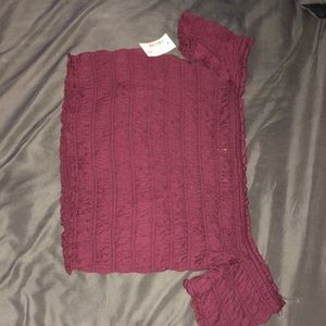 Off the shoulder crop top never worn size medium was a Christmas gift